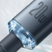 Baseus Crystal Shine USB-C to Lightning Cable PD 20W (CAJY000201) - USB-C към Lightning кабел за Apple устройства с Lightning порт (120 см) (черен) 10