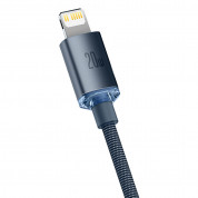 Baseus Crystal Shine USB-C to Lightning Cable PD 20W (CAJY000201) - USB-C към Lightning кабел за Apple устройства с Lightning порт (120 см) (черен) 2