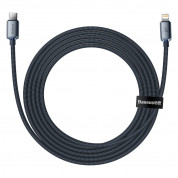 Baseus Crystal Shine USB-C to Lightning Cable PD 20W (CAJY000301) - USB-C към Lightning кабел за Apple устройства с Lightning порт (200 см) (черен) 3