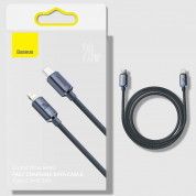 Baseus Crystal Shine USB-C to Lightning Cable PD 20W (CAJY000301) - USB-C към Lightning кабел за Apple устройства с Lightning порт (200 см) (черен) 13