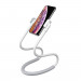 Baseus Necklace Lazy Bracket (SUJG-ALR02) - ергономична поставка за врата за мобилни устройства от 4 до 10 инча (бял) 2
