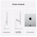 Apple Studio Display Standard Glass With Tilt Adjustable Stand - 27-инчов 5K ретина дисплей за Apple продукти 8
