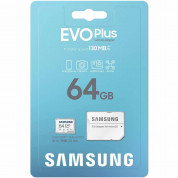 Samsung MicroSD 64GB EVo Plus A2 - microSD памет с SD адаптер за Samsung устройства (клас 10) (подходяща за GoPro, дронове и други)  3