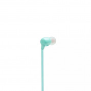 JBL T115 BT Wireless In-ear Headphones - безжични bluetooth слушалки с микрофон за мобилни устройства (светлосин)  2