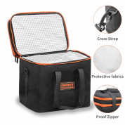 Jackery Explorer 240UK Carrying Case Bag - висококачествена чанта за Jackery Explorer 240 Portable Power Station (черен-оранжев) 1