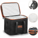Jackery Explorer 500UK Carrying Case Bag - висококачествена чанта за Jackery Explorer 500 Portable Power Station (черен-оранжев) 6