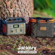 Jackery Explorer 500UK Carrying Case Bag for Jackery Explorer 500 Portable Power Station (black-orange) 1