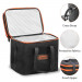 Jackery Explorer 1000UK Carrying Case Bag - висококачествена чанта за Jackery Explorer 1000 Portable Power Station (черен-оранжев) 2