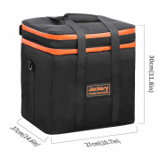 Jackery Explorer 1000UK Carrying Case Bag - висококачествена чанта за Jackery Explorer 1000 Portable Power Station (черен-оранжев) 5