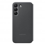 Samsung LED View Cover EF-NS901PB - оригинален калъф през който виждате информация от дисплея за Samsung Galaxy S22 (черен) 1