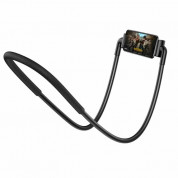 Baseus Necklace Lazy Bracket (SUJG-ALR01) - ергономична поставка за врата за мобилни устройства от 4 до 10 инча (черен) 4