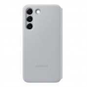 Samsung LED View Cover EF-NS901PJ - оригинален калъф през който виждате информация от дисплея за Samsung Galaxy S22 (сив) 1
