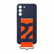 Samsung Silicone Cover With Strap  EF-GS906TNEGWW for Samsung Galaxy S22 Plus (navy) 4