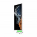 Samsung Silicone Cover With Strap EF-GS908TWEGWW - оригинален силиконов кейс с ластик против изпускане за Samsung Galaxy S22 Ultra (бял) 3
