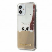 Karl Lagerfeld Liquid Glitter Peek a Boo Case for iPhone 12, iPhone 12 Pro (clear) 1