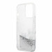Karl Lagerfeld Liquid Glitter Karl & Choupette Case - дизайнерски кейс с висока защита за iPhone 13 Pro (прозрачен-сребрист) 4