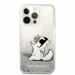 Karl Lagerfeld Liquid Glitter Choupette Fun Case - дизайнерски кейс с висока защита за iPhone 13 Pro (прозрачен-сребрист) 2