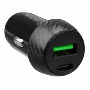 Tactical Field Plug 20W Dual USB Car Charger - зарядно за кола с USB-A и USB-C изходи с технология за бързо зареждане (черен)