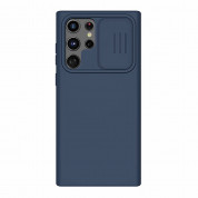 Nillkin CamShield Silky Silicone Case for Samsung Galaxy S22 Ultra (blue)