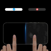 Dux Ducis 10D Case Friendly Full Coveraged Tempered Glass - калено стъклено защитно покритие за целия дисплей на iPhone 13 mini (черен-прозрачен) 5