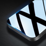Dux Ducis 10D Case Friendly Full Coveraged Tempered Glass - калено стъклено защитно покритие за целия дисплей на iPhone 13 mini (черен-прозрачен) 6