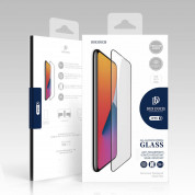 Dux Ducis 10D Case Friendly Full Coveraged Tempered Glass - калено стъклено защитно покритие за целия дисплей на iPhone 13, iPhone 13 Pro (черен-прозрачен) 9