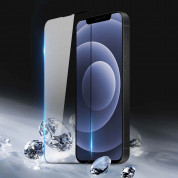 Dux Ducis 10D Case Friendly Full Coveraged Tempered Glass - калено стъклено защитно покритие за целия дисплей на iPhone 13, iPhone 13 Pro (черен-прозрачен) 4