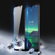 Dux Ducis 10D Case Friendly Full Coveraged Tempered Glass - калено стъклено защитно покритие за целия дисплей на Nokia 1.4 (черен-прозрачен) 3