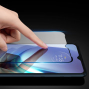 Dux Ducis 9D Case Friendly Full Coveraged Tempered Glass - калено стъклено защитно покритие за целия дисплей на Motorola Moto G50 (черен-прозрачен) 7