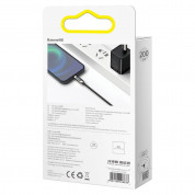 Baseus Digital Display USB-C to Lightning Cable PD 20W (CATLSK-A01) - USB-C към Lightning кабел за Apple устройства с Lightning порт (200 см) (черен) 17