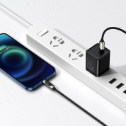 Baseus Digital Display USB-C to Lightning Cable PD 20W (CATLSK-A01) - USB-C към Lightning кабел за Apple устройства с Lightning порт (200 см) (черен) 7