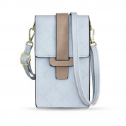 Fancy Handmade Bag Case Model 1 With Shoulder Strap - малка и компактна чанта с презрамка (син)