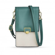 Fancy Handmade Bag Case Model 2 With Shoulder Strap - малка и компактна чанта с презрамка (зелен)