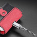 Dux Ducis AirPods 3 Mix Case - кожен калъф с карабинер за Apple Airpods 3 (червен) 7