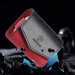 Dux Ducis AirPods 3 Mix Case - кожен калъф с карабинер за Apple Airpods 3 (червен) 4