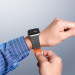 Dux Ducis Silicone Magnetic Strap (Chain Version) - магнитна силиконова каишка за Apple Watch 38мм, 40мм, 41мм (сив-оранжев) 6