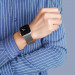 Dux Ducis Silicone Magnetic Strap (Chain Version) - магнитна силиконова каишка за Apple Watch 38мм, 40мм, 41мм (сив-оранжев) 3