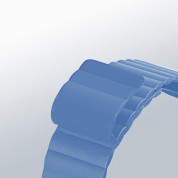 Dux Ducis Silicone Magnetic Strap (Chain Version) - магнитна силиконова каишка за Apple Watch 42мм, 44мм, 45мм (син) 6