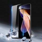 Dux Ducis 9D Case Friendly Full Coveraged Tempered Glass - калено стъклено защитно покритие за целия дисплей на Xiaomi Redmi Note 11 Pro, Note 11 Pro Plus (черен-прозрачен) 4