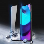 Dux Ducis 10D Case Friendly Full Coveraged Tempered Glass - калено стъклено защитно покритие за целия дисплей на Motorola Moto E20 (черен-прозрачен) 3