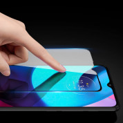 Dux Ducis 10D Case Friendly Full Coveraged Tempered Glass - калено стъклено защитно покритие за целия дисплей на Motorola Moto E20 (черен-прозрачен) 7