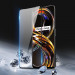Dux Ducis 9D Case Friendly Full Coveraged Tempered Glass - калено стъклено защитно покритие за целия дисплей на Realme 8i (черен-прозрачен) 3