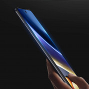 Dux Ducis 9D Case Friendly Full Coveraged Tempered Glass - калено стъклено защитно покритие за целия дисплей на Motorola Moto G51 5G (черен-прозрачен) 4