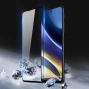Dux Ducis 9D Case Friendly Full Coveraged Tempered Glass - калено стъклено защитно покритие за целия дисплей на Motorola Moto G51 5G (черен-прозрачен) 2