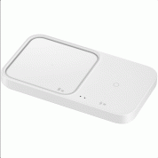 Samsung Super Fast Wireless Charger Duo EP-P5400TWEGEU for charging mobile devices, smartwatches and buds (white) 2