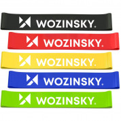 Wozinsky Rubber Exercise Bands For Home Gym - комплект еластични ластици с различно съпторивление (5 броя) (цвятен) 1