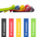 Wozinsky Rubber Exercise Bands For Home Gym - комплект еластични ластици с различно съпторивление (5 броя) (цвятен) 4
