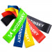 Wozinsky Rubber Exercise Bands For Home Gym - комплект еластични ластици с различно съпторивление (5 броя) (цвятен) 5
