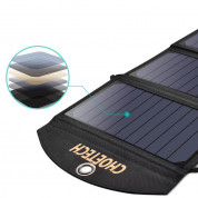 Choetech Foldable Travel Solar Panel 19W (black) 1