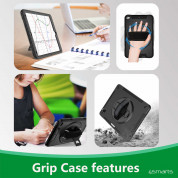 4smarts Rugged Tablet Case Grip - удароустойчив калъф за iPad mini 6 (2021) (черен) 6